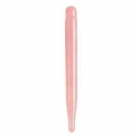 Rose Quartz Gua sha Acupuncture Points Stick Massage Wand Stick