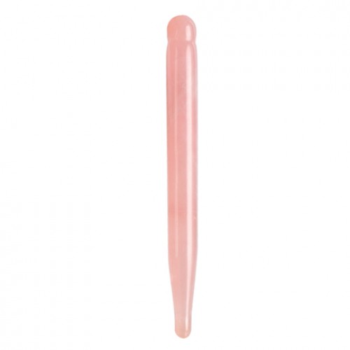 Rose Quartz Gua sha Acupuncture Points Stick Massage Wand Stick