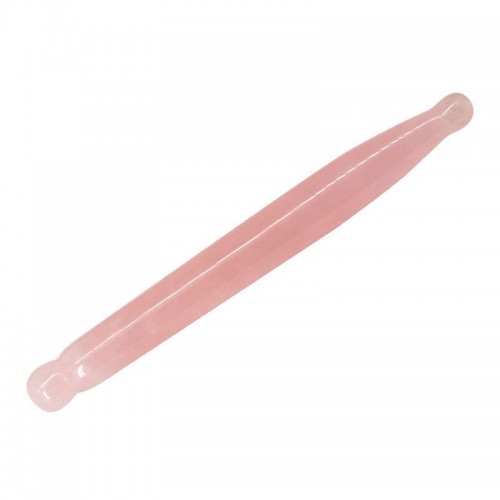 Rose Quartz Gua sha Acupuncture Points Stick Massage Wand Stick