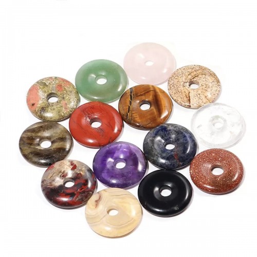 Wholesale Crystal Donut Pendant