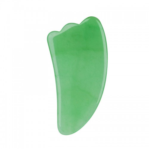 Horn Shape Blue Aventurine Jade Gua Sha Massage Tool