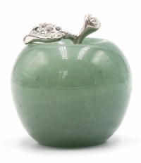 Natural Gemstone Crystal Apple for Christmas Crystal Apple Gift